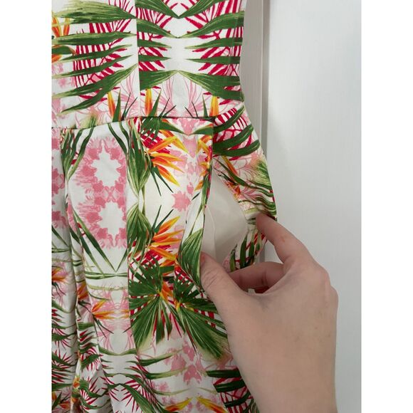 INC International Concepts Tropical Vacation Romper Size 8 Removable Straps - Picture 6 of 8